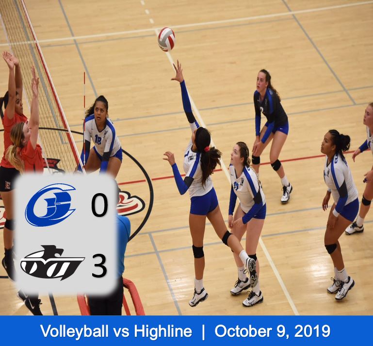 Volleyball Loses Tough Home Match to Highline