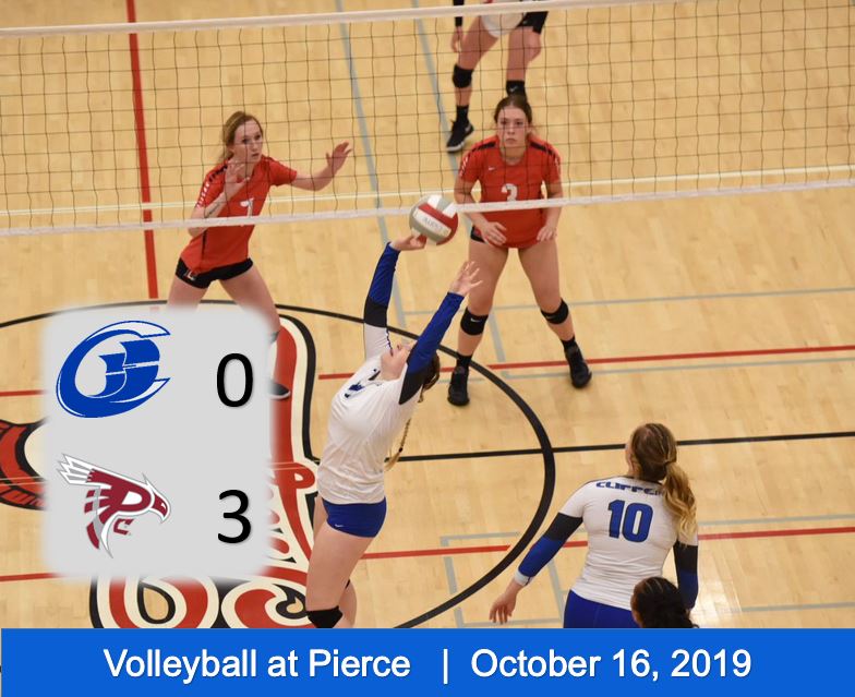 Volleyball Falls to Top Ranked Pierce