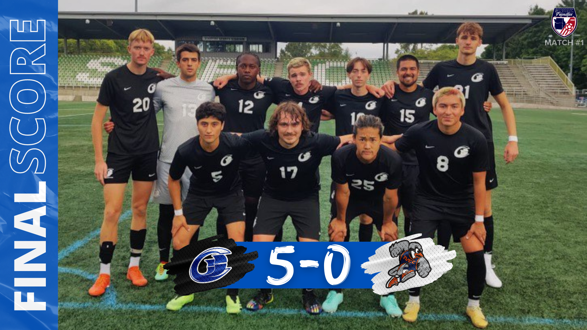 Men's Soccer Open 2023-24 Season With Shutout